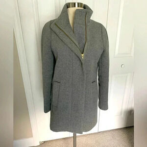 J Crew gray wool coat